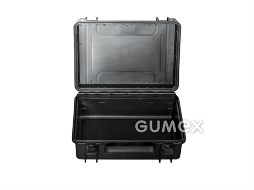 Vodotěsný kufr MAX, výška 464mm (426mm), šířka 366mm (290mm), hloubka 176mm (159mm), IP67, PP, bez výplně, černý
